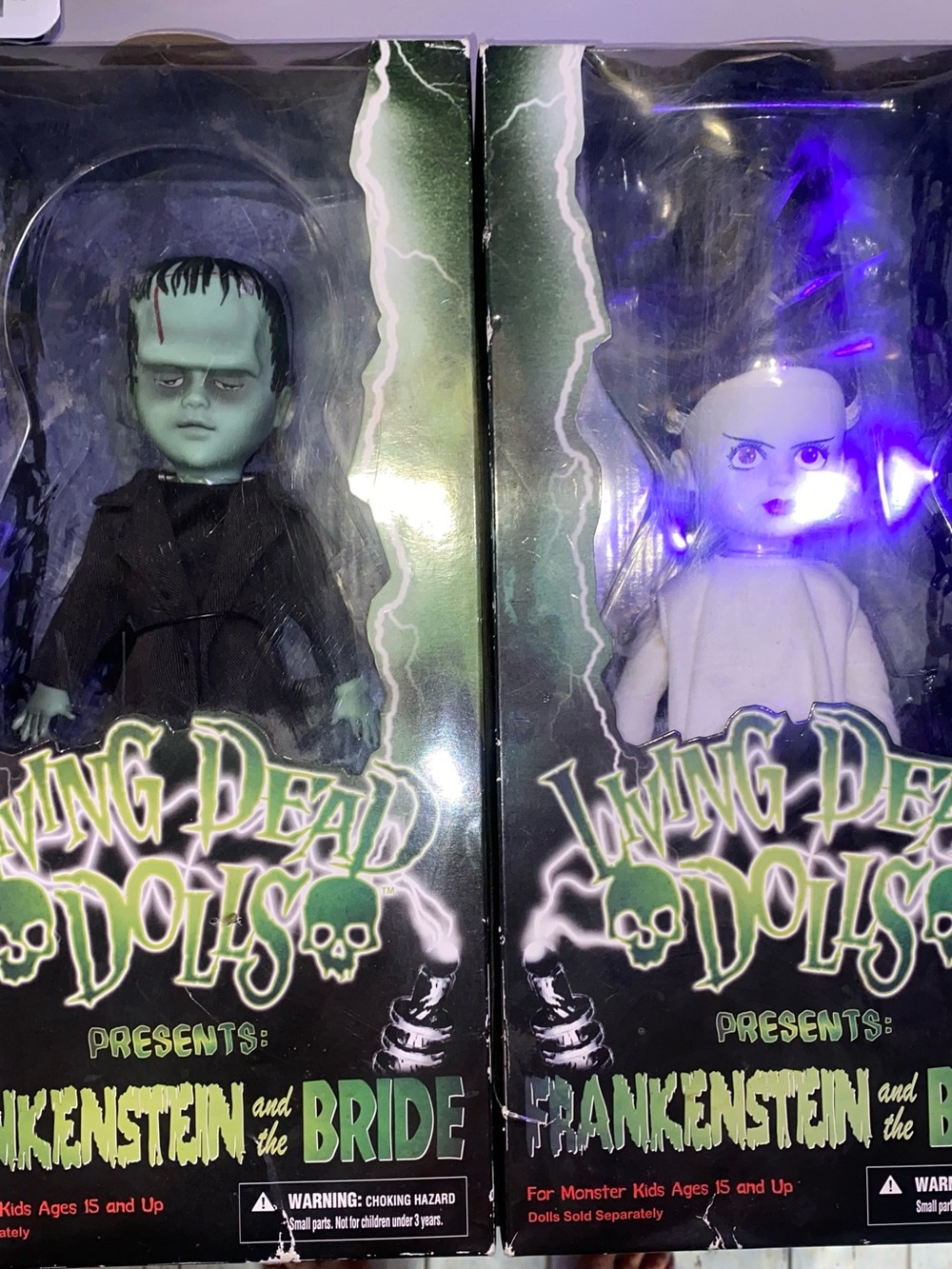 Frankenstein and The Bride Living Dead Dolls - Picture 2 of 5